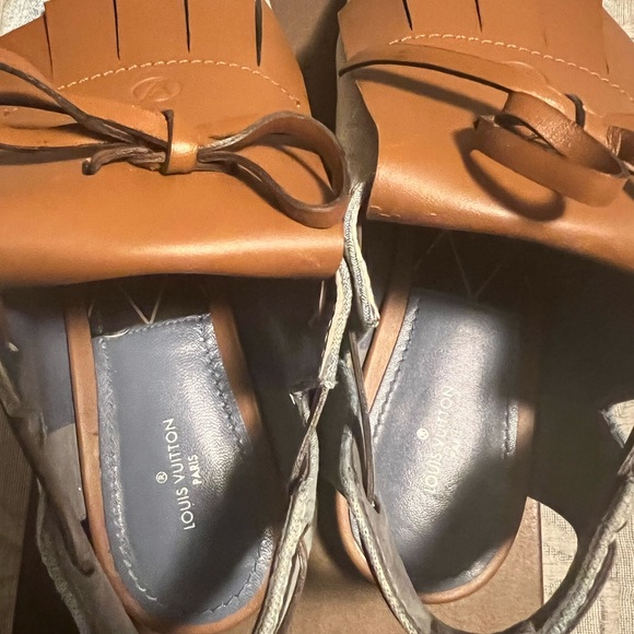 Louis Vuitton denim sandals - Picture 4 of 7